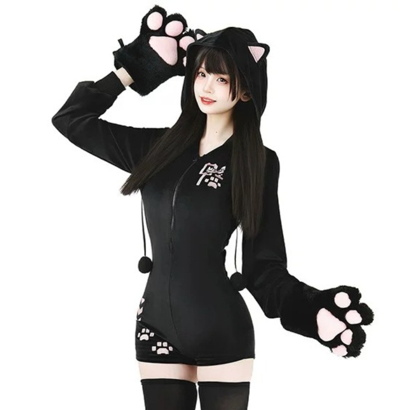 Anime Cosplay One Piece - Плюшевый комбинезон-костюм для косплея в стиле