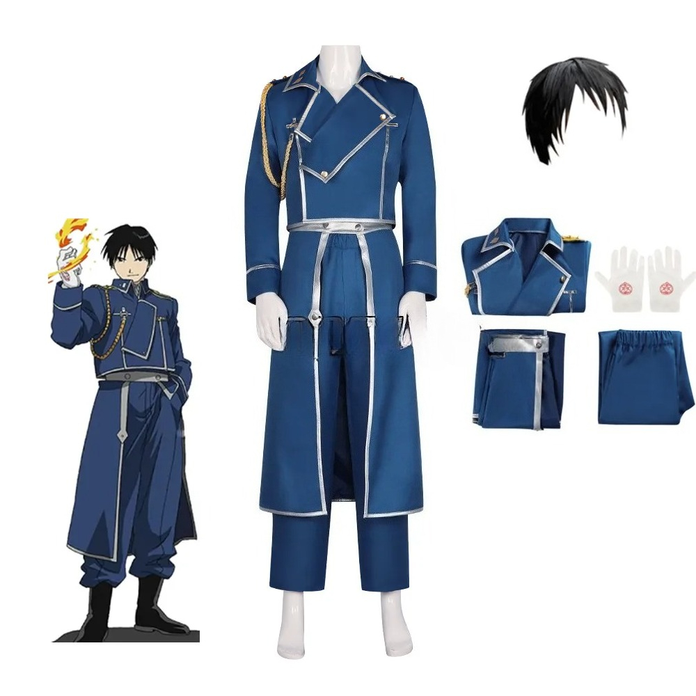 Fullmetal Alchemist Coat - Аниме Стальной алхимик Косплей Рой Мустанг