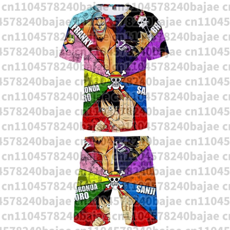 Anime Cosplay One Piece - Детский костюм One Piece, спортивный костюм