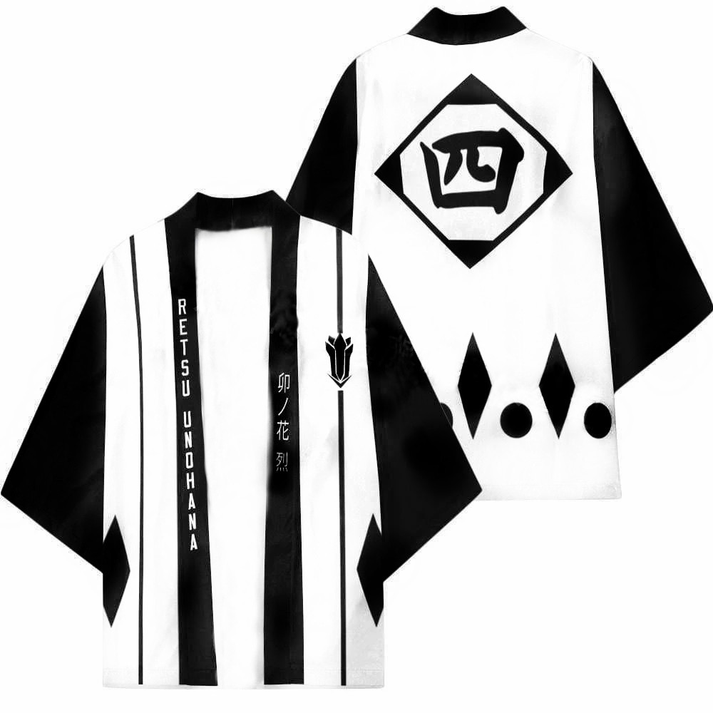 Японский кимоно-халат в стиле  – обзор и цена Bleach Captain Coat