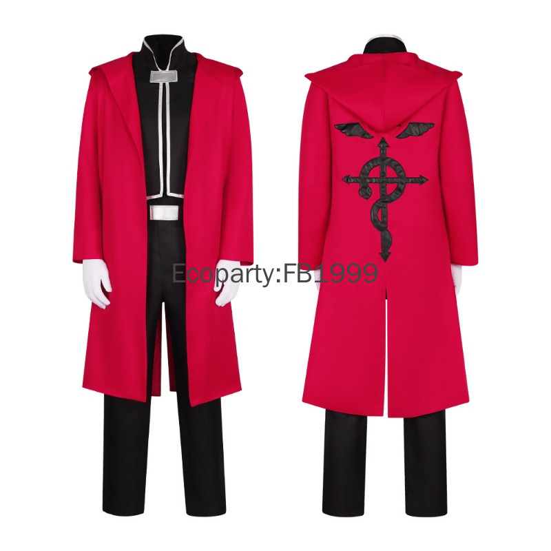 Костюм для косплея Эдварда Элр – обзор и цена Fullmetal Alchemist Coat