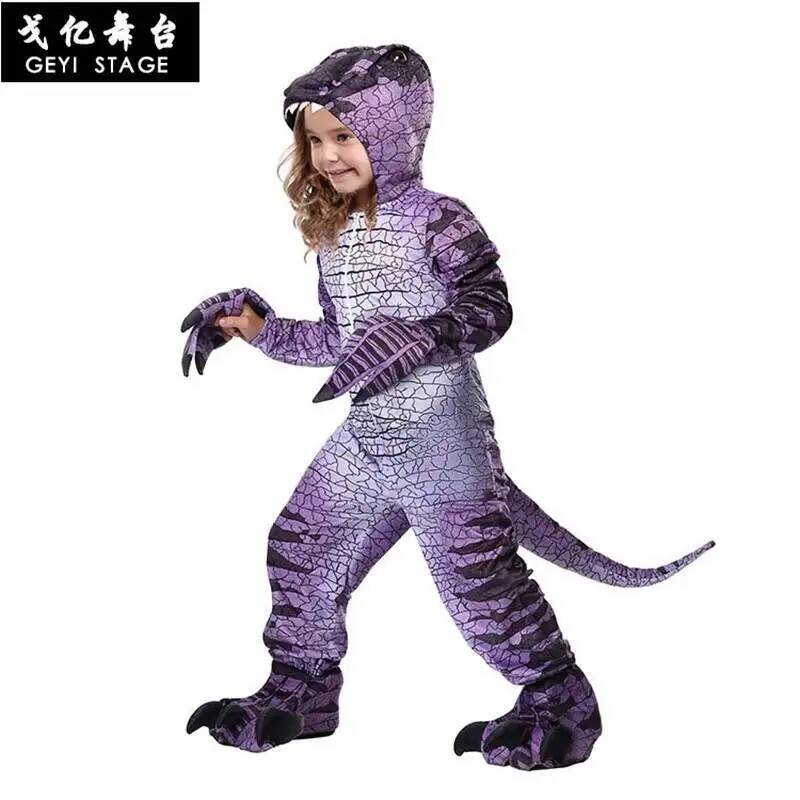 Новый фиолетовый костюм диноза – обзор и цена Kids Cosplay Anime