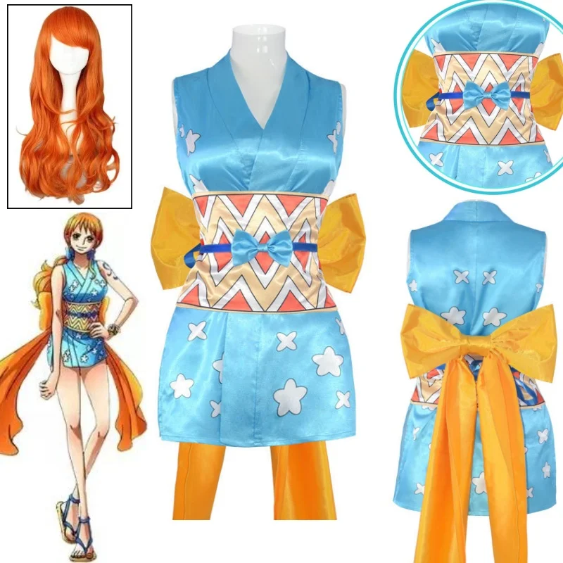 Костюм для косплея Нами: парик – обзор и цена Anime Cosplay One Piece